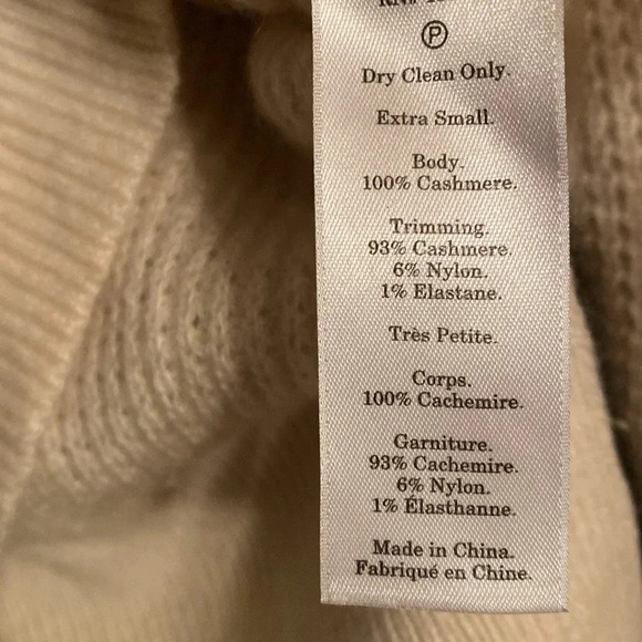 Everlane women’s 100% cashmere cream sweater - XS- crew neck - great condition - Picture 4 of 6